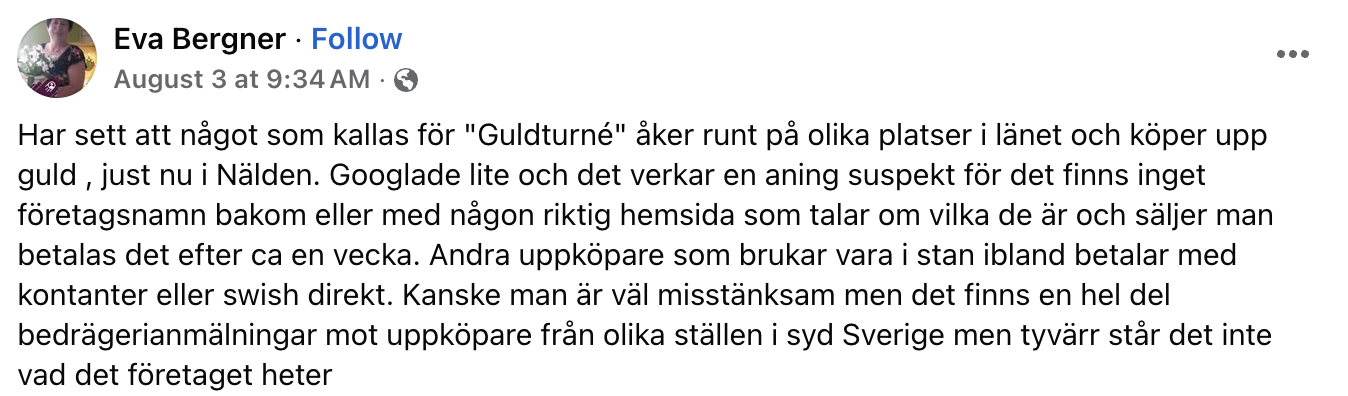 Guldturné omdöme 6